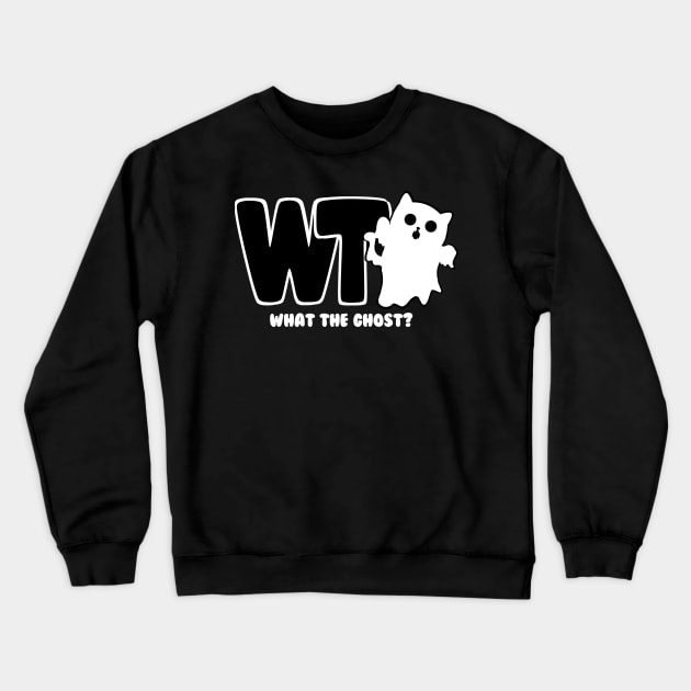 What The Ghost? - Light Crewneck Sweatshirt by Rusty Quill